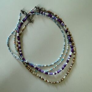 Multicolor Beaded Necklace Set